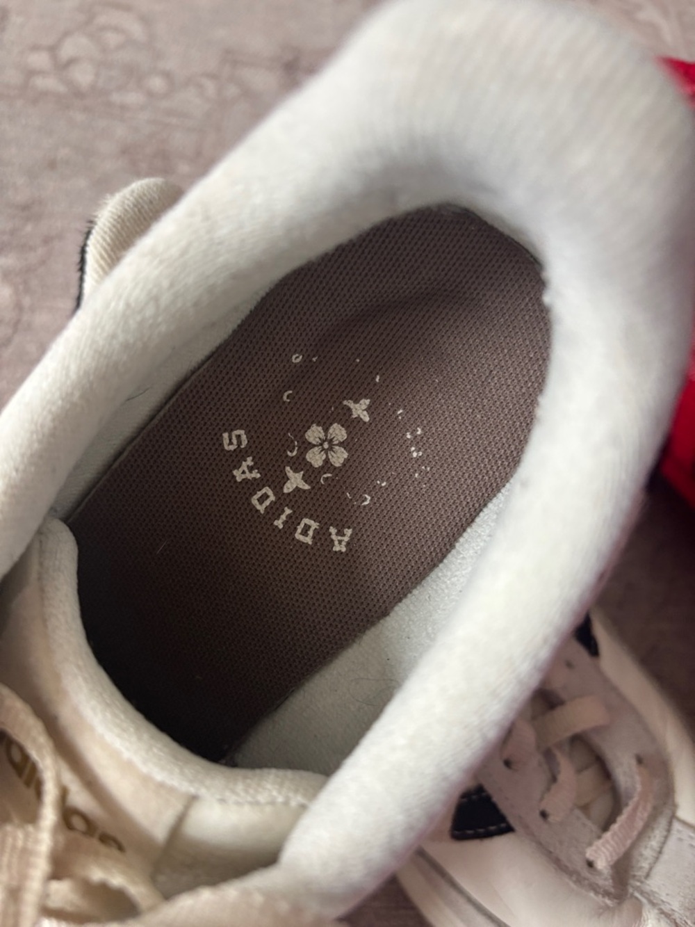 Women's Adidas Cow Print Sneakers - Picture 2 of 5